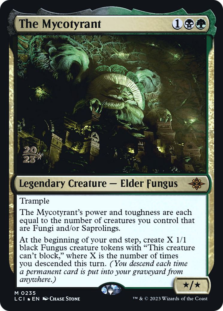 The Mycotyrant (PLCI-235S) - The Lost Caverns of Ixalan Promos Foil - Premium MTG Single from Wizards of the Coast - Just $2.11! Shop now at Game Crave Tournament Store