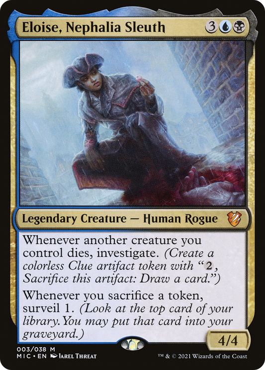 Eloise, Nephalia Sleuth (MIC-003) - Midnight Hunt Commander Foil - Premium MTG Single from Wizards of the Coast - Just $0.26! Shop now at Game Crave Tournament Store