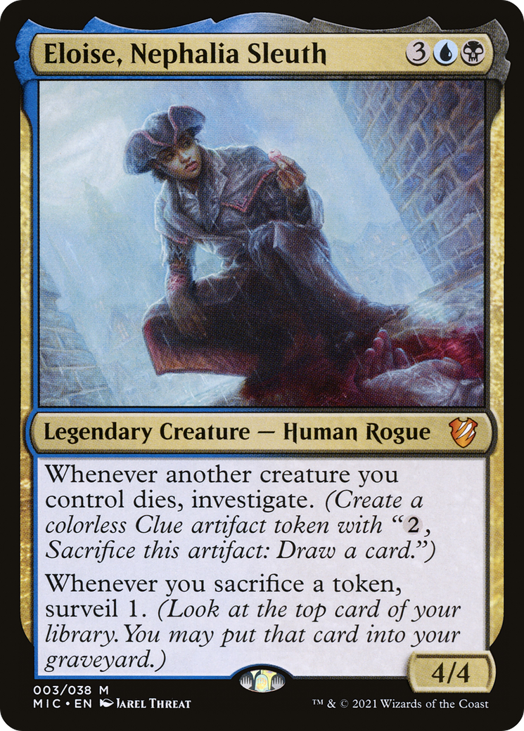 Eloise, Nephalia Sleuth (MIC-003) - Midnight Hunt Commander - Premium MTG Single from Wizards of the Coast - Just $0.25! Shop now at Game Crave Tournament Store