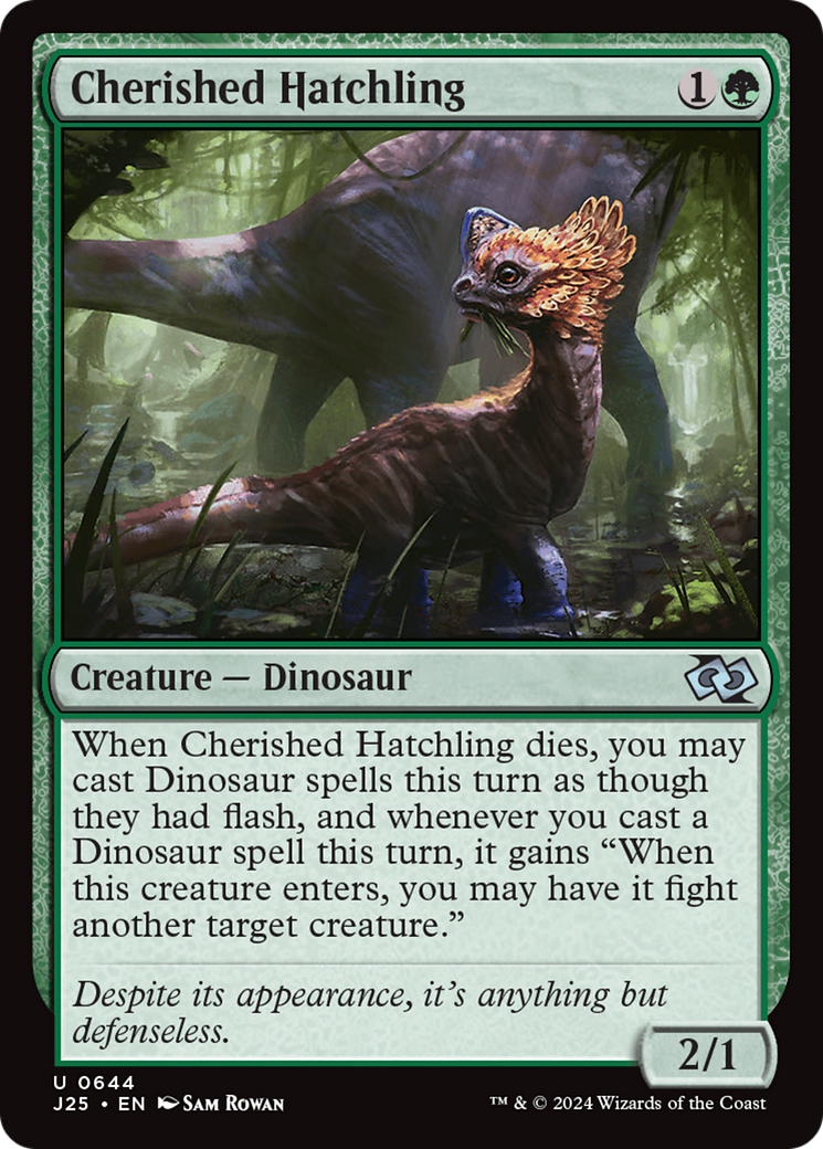 Cherished Hatchling (J25-644) - Foundations Jumpstart - Premium MTG Single from Wizards of the Coast - Just $0.25! Shop now at Game Crave Tournament Store