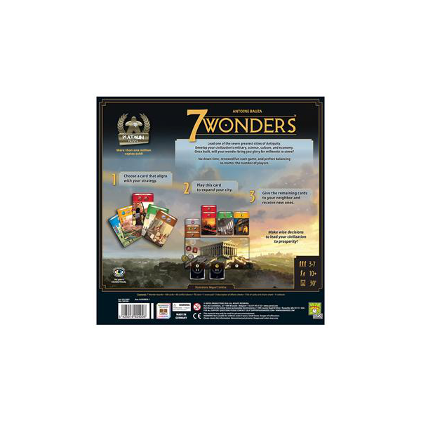 7 Wonders New Edition - Premium Board Game from Repos Production - Just $49.99! Shop now at Game Crave Tournament Store