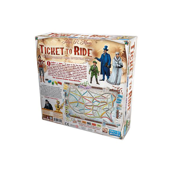 Ticket to Ride - Premium Board Game from Days of Wonder - Just $49.99! Shop now at Game Crave Tournament Store