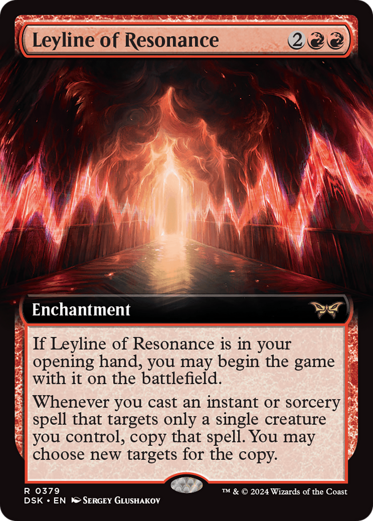 Leyline of Resonance (DSK-379) - Duskmourn: House of Horror: (Extended Art) - Premium MTG Single from Wizards of the Coast - Just $1.20! Shop now at Game Crave Tournament Store