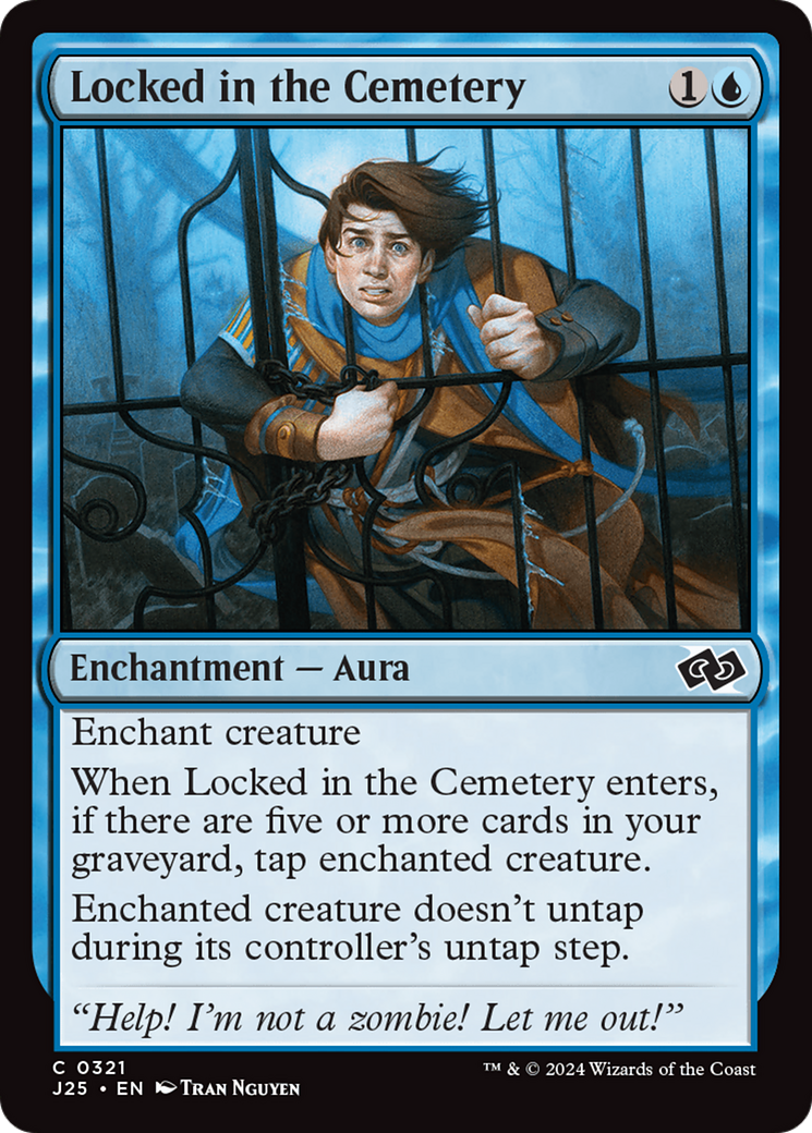 Locked in the Cemetery (J25-321) - Foundations Jumpstart - Premium MTG Single from Wizards of the Coast - Just $0.25! Shop now at Game Crave Tournament Store