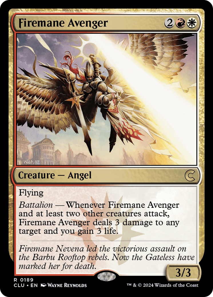 Firemane Avenger (CLU-189) - Ravnica: Clue Edition - Premium MTG Single from Wizards of the Coast - Just $0.26! Shop now at Game Crave Tournament Store