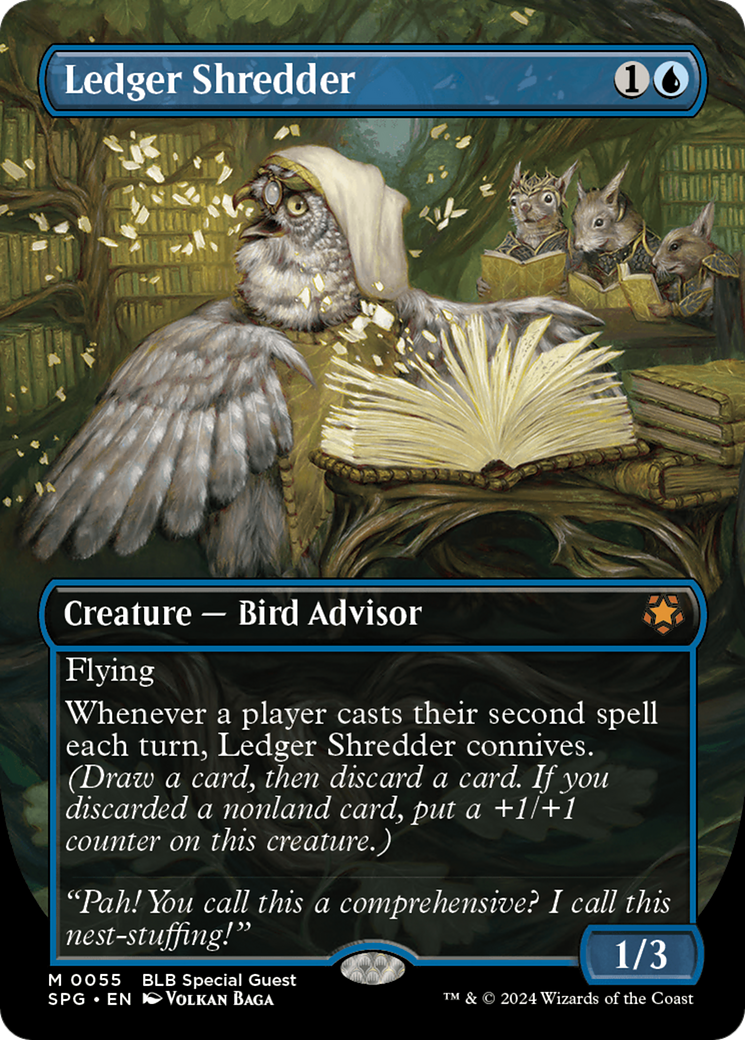 Ledger Shredder (SPG-055) - Special Guests (Borderless) Foil - Premium MTG Single from Wizards of the Coast - Just $26.18! Shop now at Game Crave Tournament Store