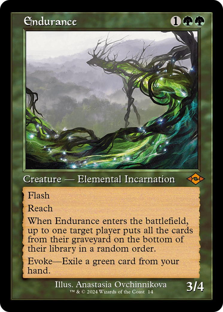 Endurance (Retro Frame) (MH2-014) - Modern Horizons 2 Timeshifts Foil
