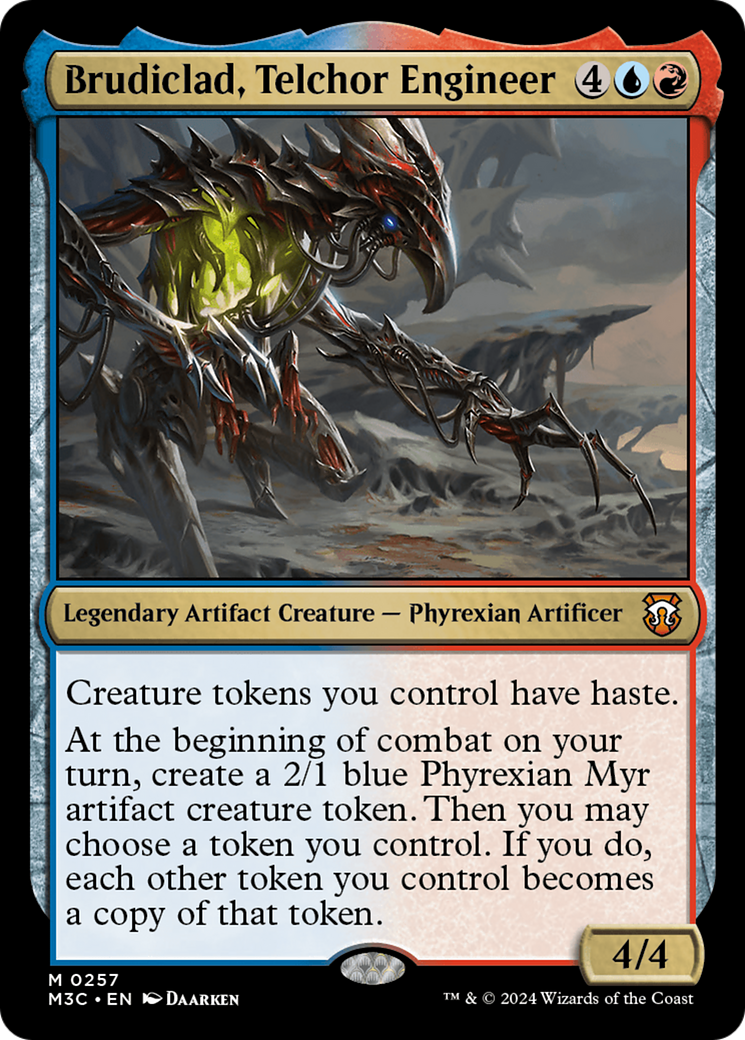Brudiclad, Telchor Engineer (M3C-257) - Modern Horizons 3 Commander Foil - Premium MTG Single from Wizards of the Coast - Just $0.26! Shop now at Game Crave Tournament Store