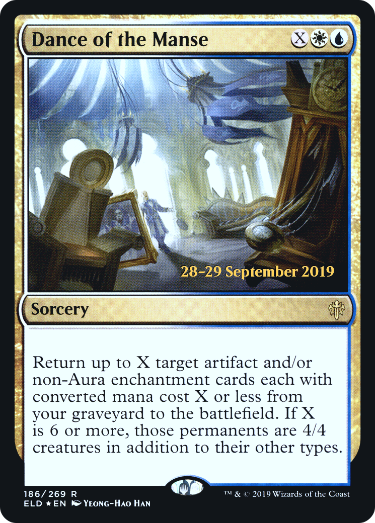 Dance of the Manse (PELD-186S) - Throne of Eldraine Promos Foil