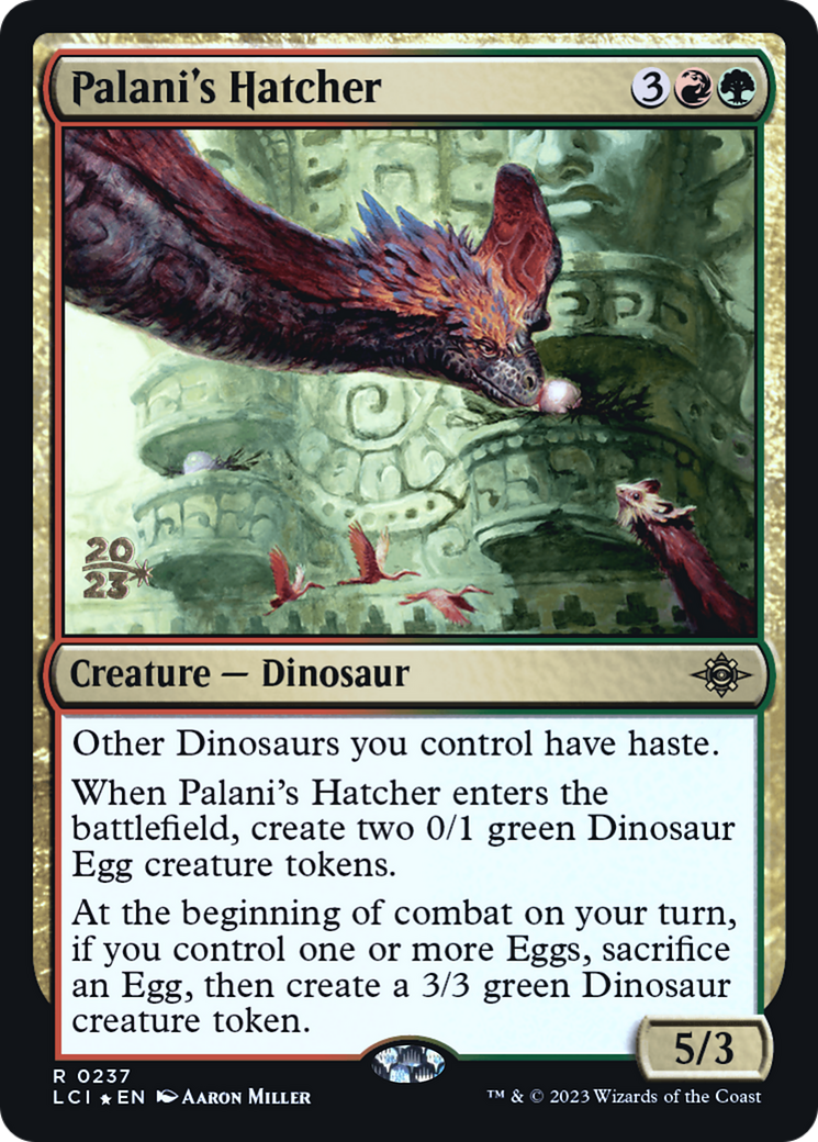 Palani's Hatcher (PLCI-237S) - The Lost Caverns of Ixalan Promos Foil - Premium MTG Single from Wizards of the Coast - Just $0.89! Shop now at Game Crave Tournament Store