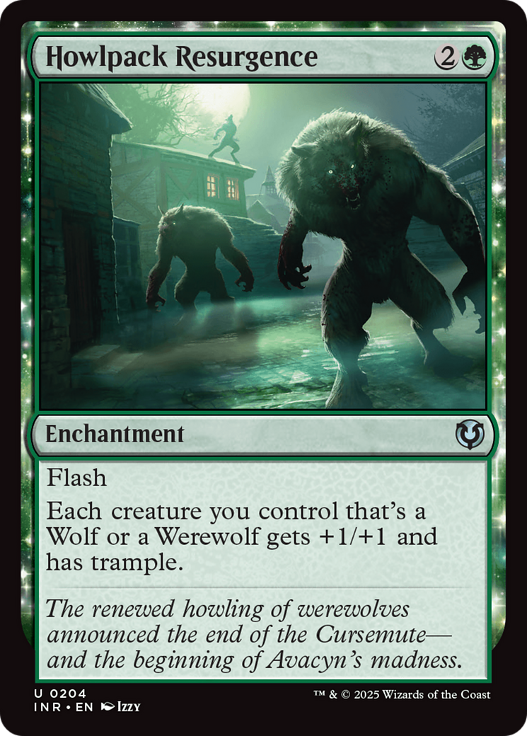 Howlpack Resurgence (-204) - Innistrad Remastered Foil - Premium MTG Single from Wizards of the Coast - Just $0.25! Shop now at Game Crave Tournament Store