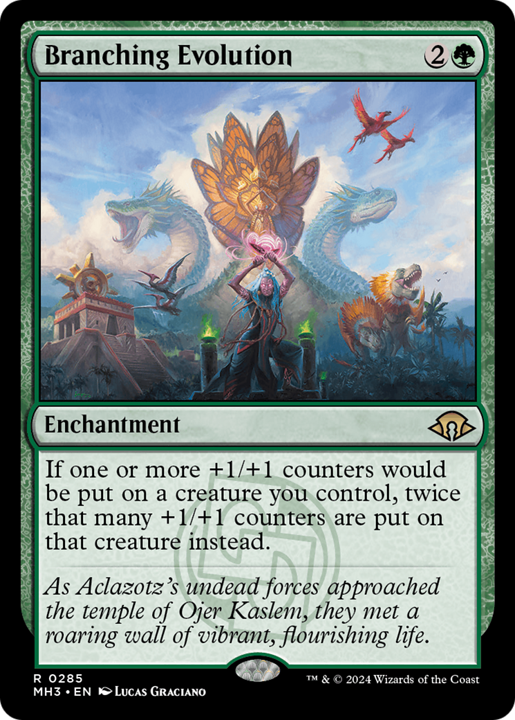 Branching Evolution (MH3-285) - Modern Horizons 3 Foil - Premium MTG Single from Wizards of the Coast - Just $2.70! Shop now at Game Crave Tournament Store