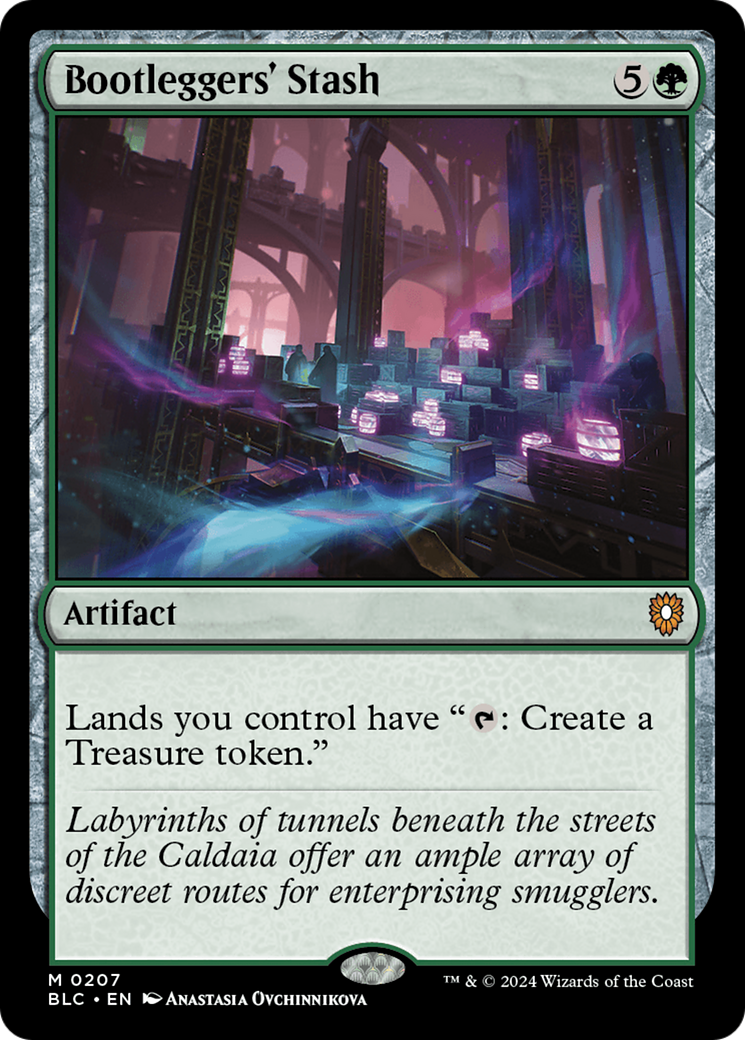 Bootleggers' Stash (BLC-207) - Bloomburrow Commander - Premium MTG Single from Wizards of the Coast - Just $0.31! Shop now at Game Crave Tournament Store