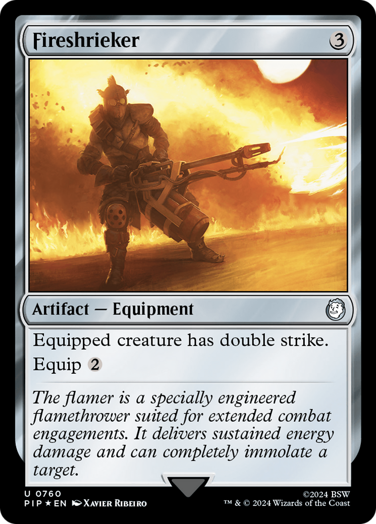 Fireshrieker (PIP-760) - Fallout - Premium MTG Single from Wizards of the Coast - Just $9.54! Shop now at Game Crave Tournament Store