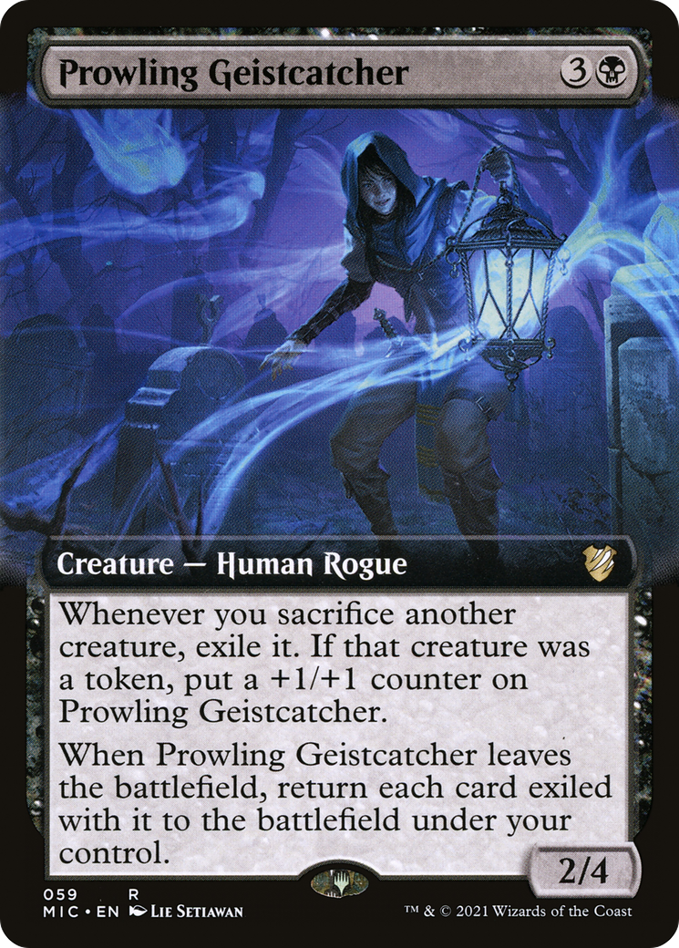 Prowling Geistcatcher (MIC-059) - Midnight Hunt Commander: (Extended Art) - Premium MTG Single from Wizards of the Coast - Just $0.08! Shop now at Game Crave Tournament Store