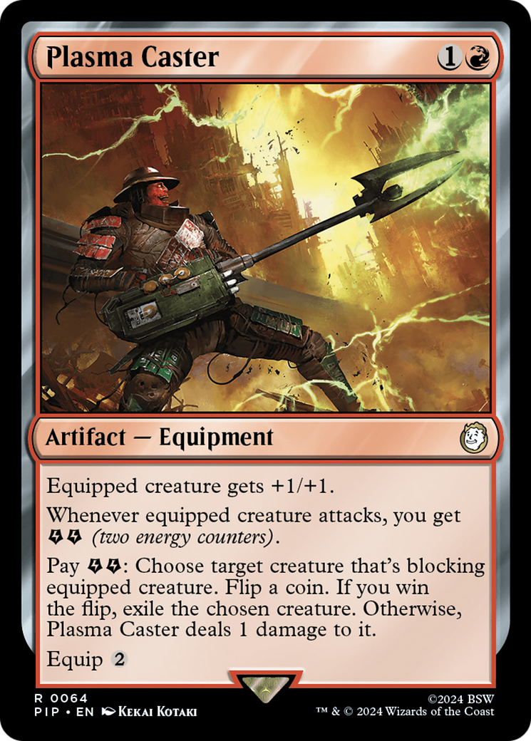 Plasma Caster (PIP-064) - Fallout Foil - Premium MTG Single from Wizards of the Coast - Just $0.25! Shop now at Game Crave Tournament Store
