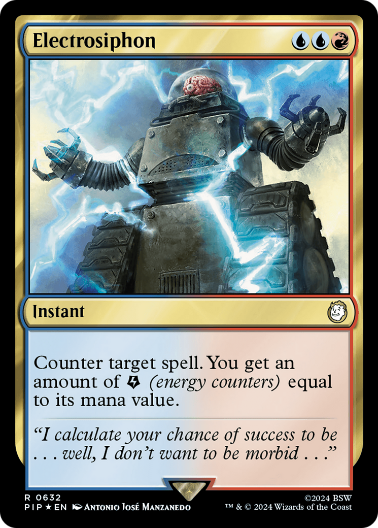 Electrosiphon (PIP-632) - Fallout - Premium MTG Single from Wizards of the Coast - Just $5.09! Shop now at Game Crave Tournament Store