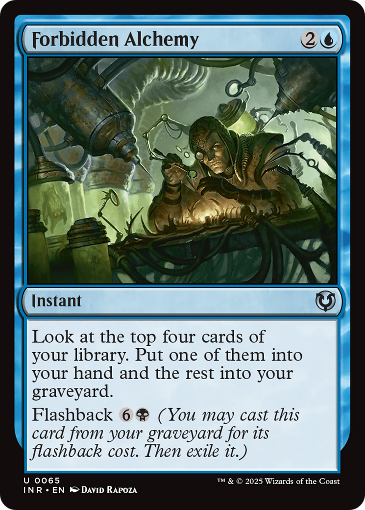 Forbidden Alchemy (-065) - Innistrad Remastered Foil - Premium MTG Single from Wizards of the Coast - Just $0.25! Shop now at Game Crave Tournament Store