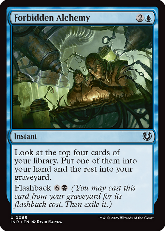 Forbidden Alchemy (-065) - Innistrad Remastered - Premium MTG Single from Wizards of the Coast - Just $0.25! Shop now at Game Crave Tournament Store