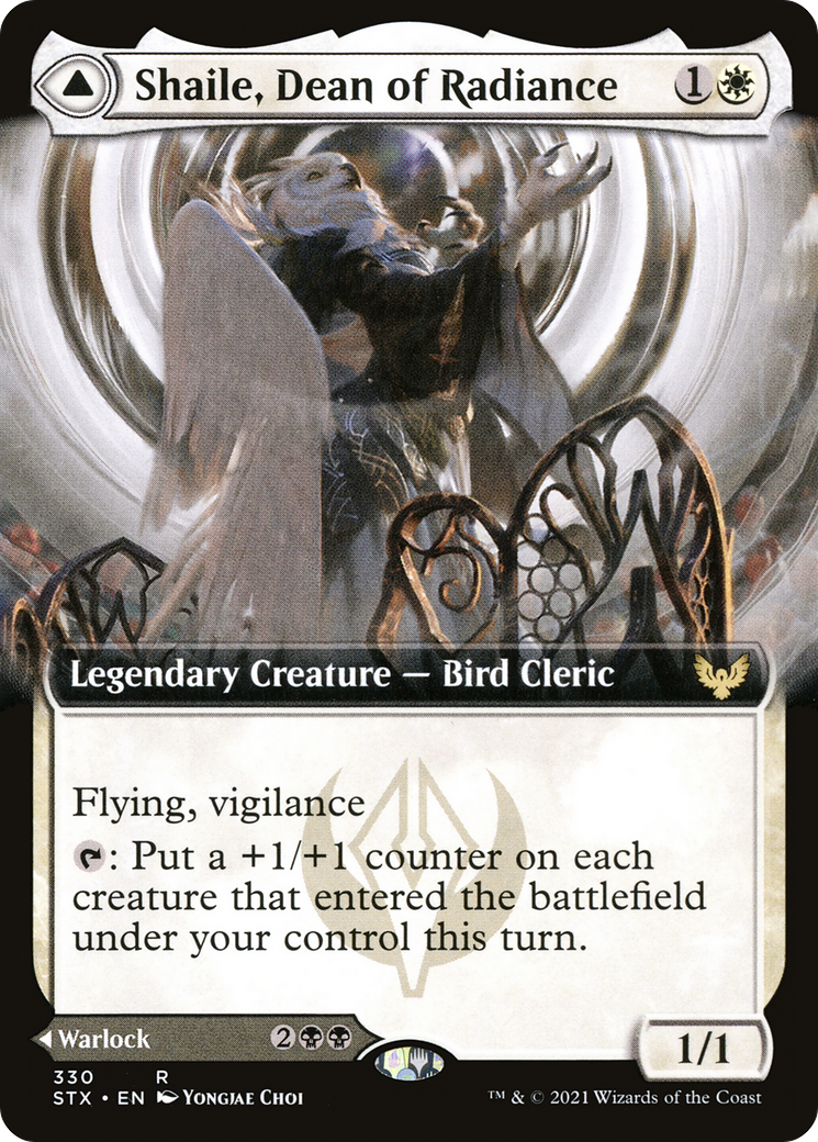 Shaile, Dean of Radiance // Embrose, Dean of Shadow (STX-330) - Strixhaven: School of Mages: (Extended Art)