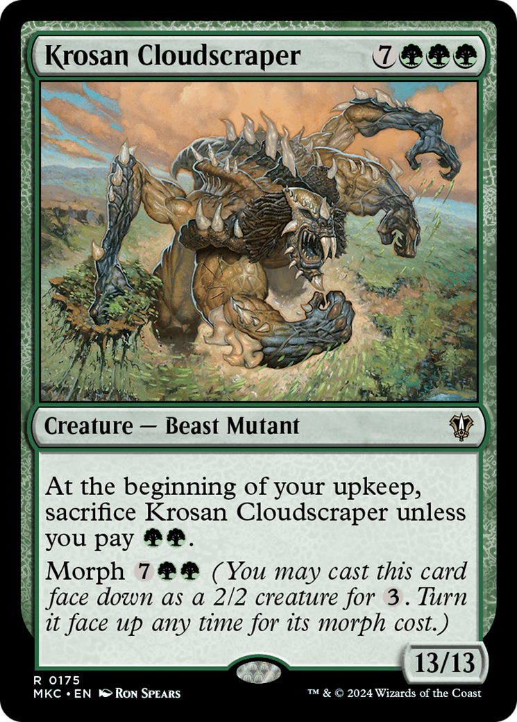 Krosan Cloudscraper (MKC-175) - Murders at Karlov Manor Commander - Premium MTG Single from Wizards of the Coast - Just $0.26! Shop now at Game Crave Tournament Store