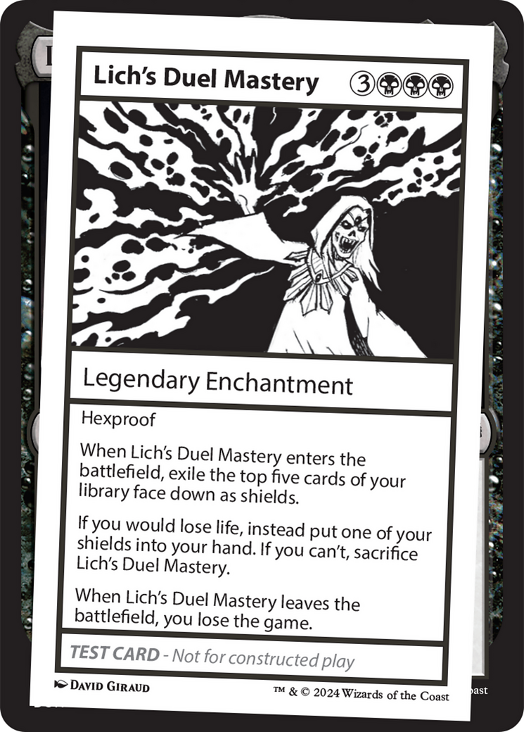 Lich's Duel Mastery (MB2-310) - Mystery Booster 2 - Premium MTG Single from Wizards of the Coast - Just $0.26! Shop now at Game Crave Tournament Store