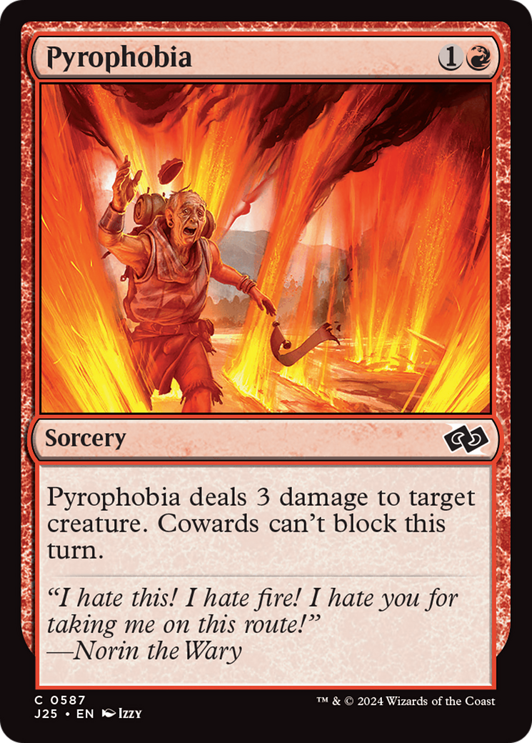 Pyrophobia (J25-587) - Foundations Jumpstart - Premium MTG Single from Wizards of the Coast - Just $0.25! Shop now at Game Crave Tournament Store