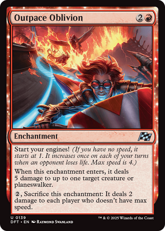 Outpace Oblivion (DFT-139) - Aetherdrift Foil - Premium MTG Single from Wizards of the Coast - Just $0.08! Shop now at Game Crave Tournament Store