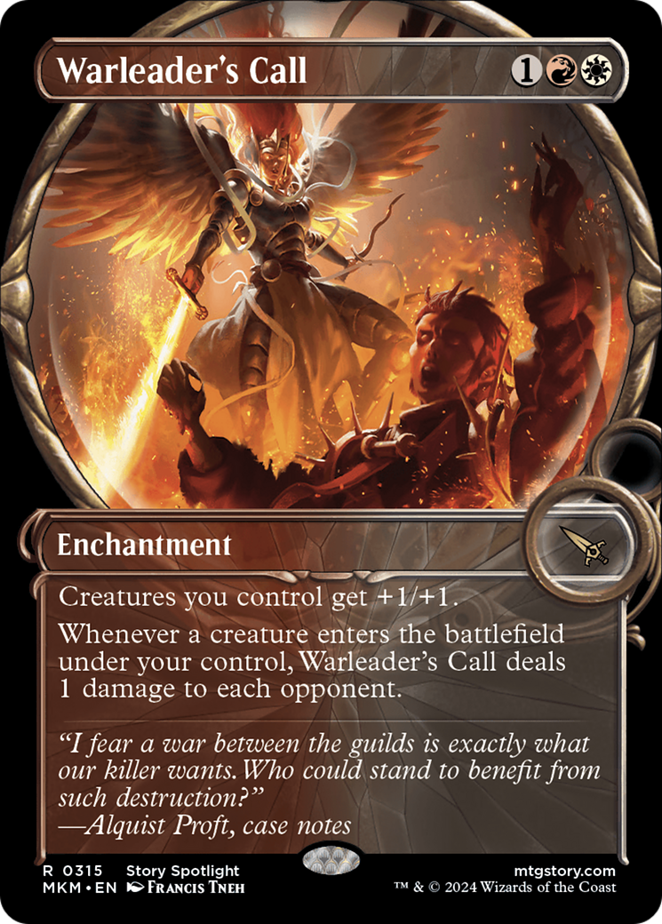 Warleader's Call (MKM-315) - Murders at Karlov Manor: (Showcase) - Premium MTG Single from Wizards of the Coast - Just $9.02! Shop now at Game Crave Tournament Store