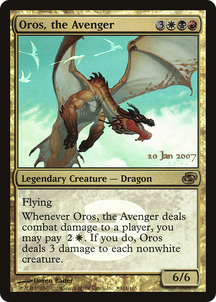 Oros, the Avenger (PPLC-161★) - Planar Chaos Promos Foil