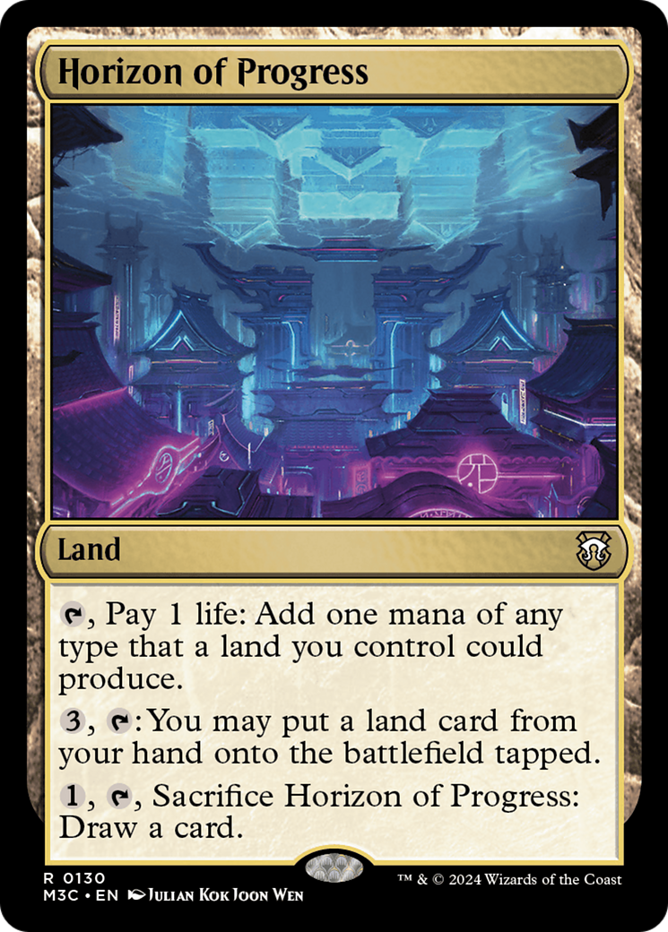Horizon of Progress (M3C-130) - Modern Horizons 3 Commander - Premium MTG Single from Wizards of the Coast - Just $1.68! Shop now at Game Crave Tournament Store
