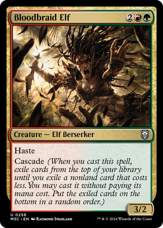 Bloodbraid Elf (M3C-256) - Modern Horizons 3 Commander - Premium MTG Single from Wizards of the Coast - Just $0.25! Shop now at Game Crave Tournament Store