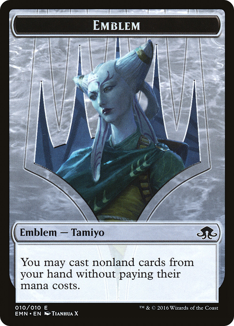 Tamiyo, Field Researcher Emblem (TEMN-010) - Eldritch Moon Tokens