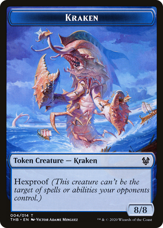 Kraken (THB-004) - Theros Beyond Death Tokens Foil