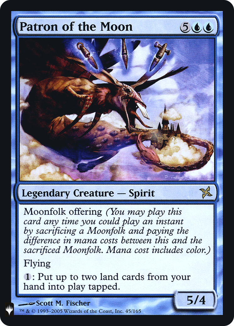 Patron of the Moon (FMB1-028) - Mystery Booster Retail Edition Foils Foil