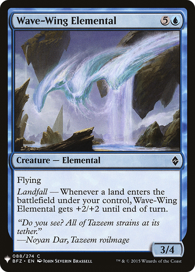 Wave-Wing Elemental (MB1-542) - Mystery Booster