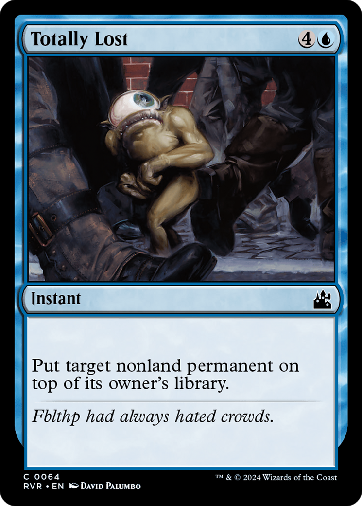 Totally Lost (RVR-064) - Ravnica Remastered Foil - Premium MTG Single from Wizards of the Coast - Just $0.25! Shop now at Game Crave Tournament Store
