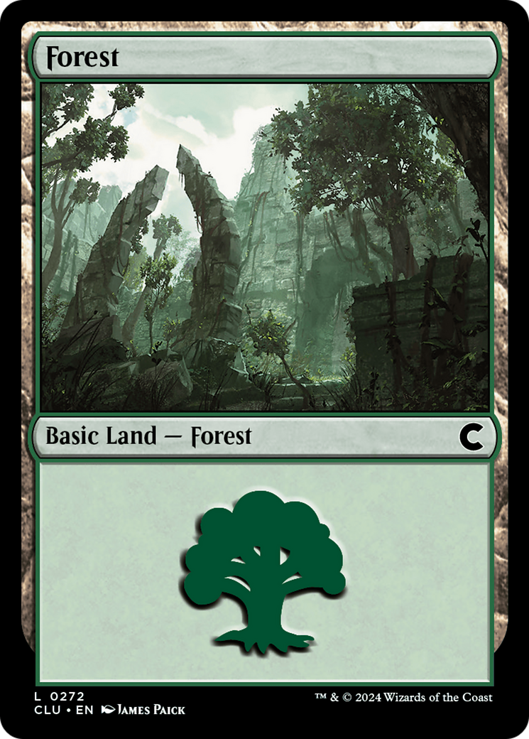 Forest (CLU-272) - Ravnica: Clue Edition - Premium MTG Single from Wizards of the Coast - Just $0.26! Shop now at Game Crave Tournament Store