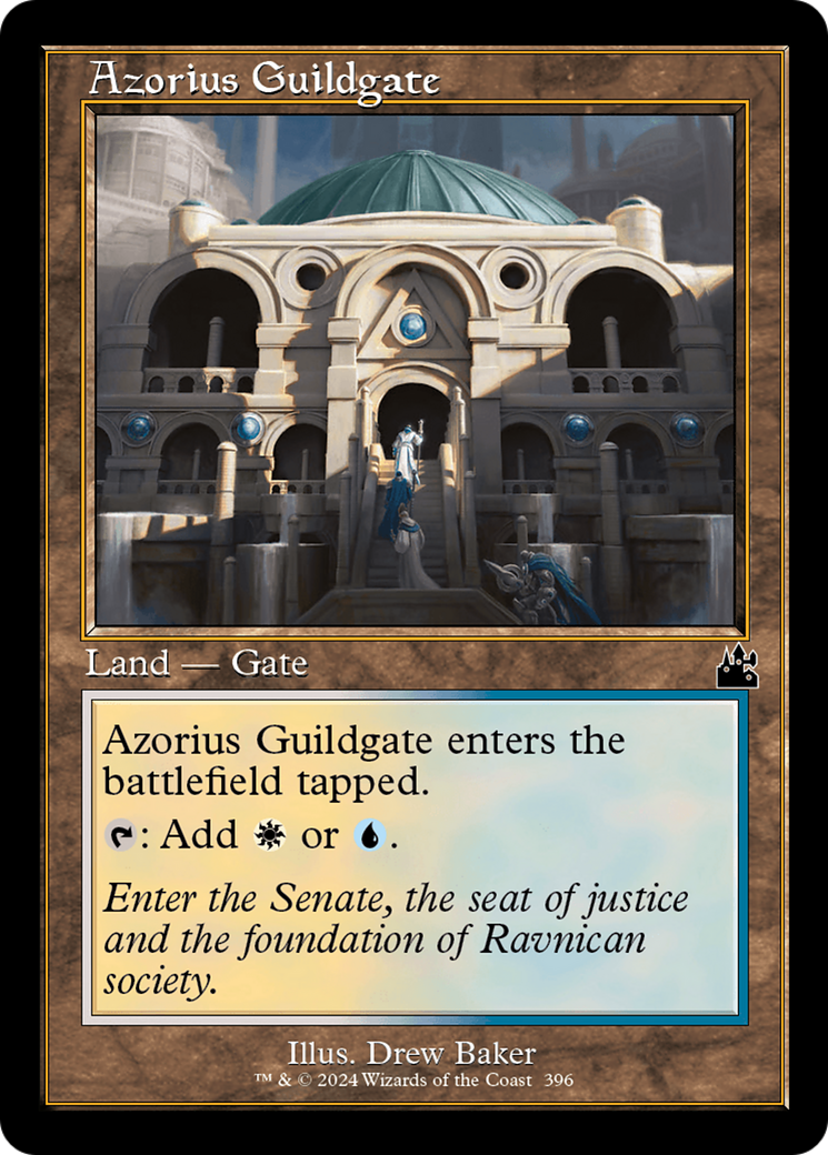 Azorius Guildgate (RVR-396) - Ravnica Remastered - Premium MTG Single from Wizards of the Coast - Just $0.25! Shop now at Game Crave Tournament Store
