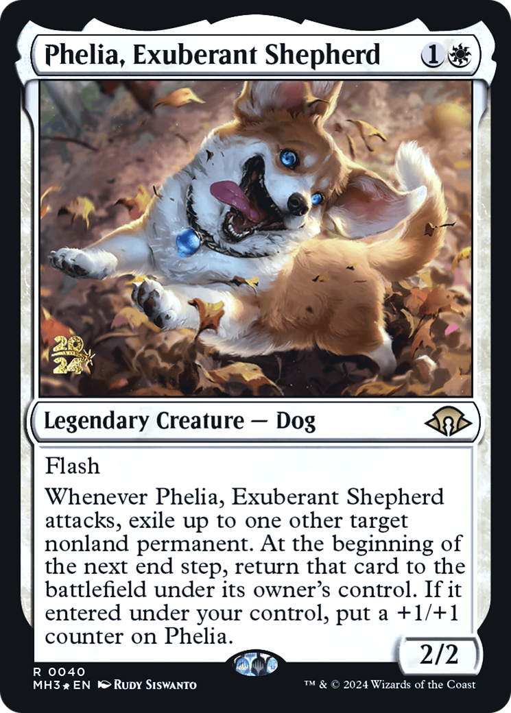Phelia, Exuberant Shepherd (PMH3-40S) - Modern Horizons 3 Promos Foil - Premium MTG Single from Wizards of the Coast - Just $7.20! Shop now at Game Crave Tournament Store