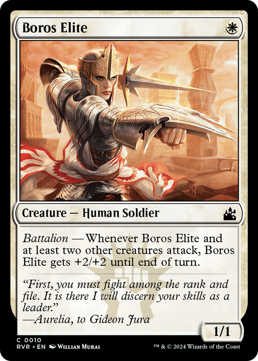Boros Elite (RVR-010) - Ravnica Remastered - Premium MTG Single from Wizards of the Coast - Just $0.25! Shop now at Game Crave Tournament Store