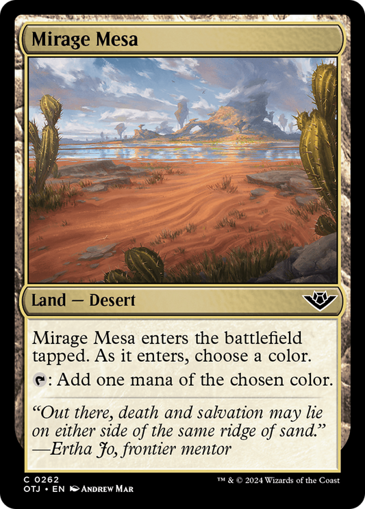 Mirage Mesa (OTJ-262) - Outlaws of Thunder Junction - Premium MTG Single from Wizards of the Coast - Just $0.25! Shop now at Game Crave Tournament Store