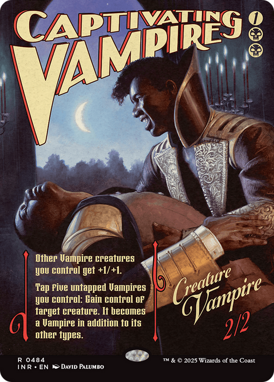 Captivating Vampire (Showcase) (-484) - Innistrad Remastered - Premium MTG Single from Wizards of the Coast - Just $2.13! Shop now at Game Crave Tournament Store