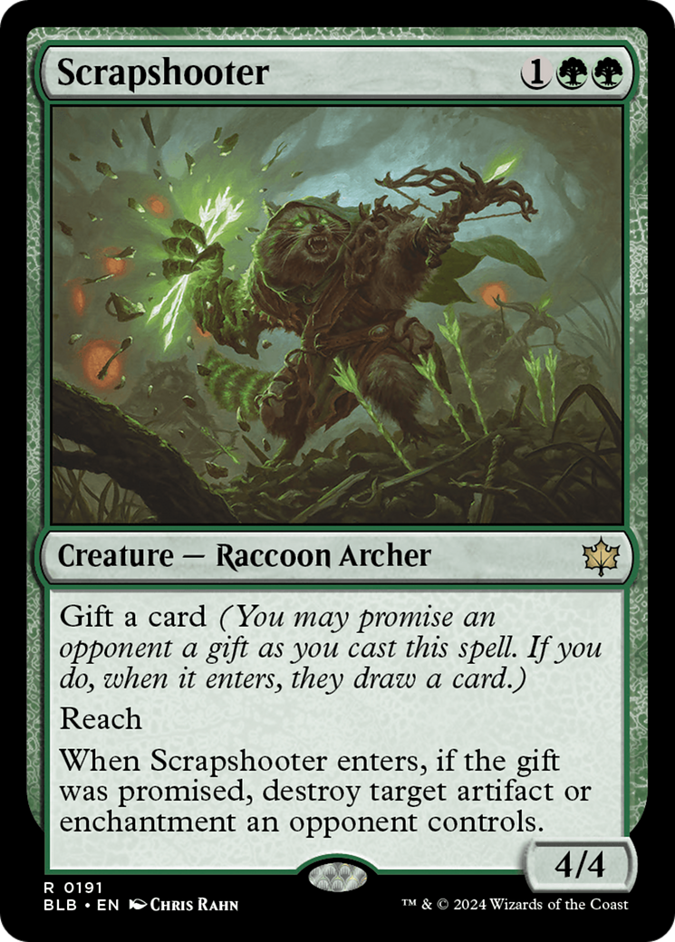 Scrapshooter (BLB-191) - Bloomburrow Foil - Premium MTG Single from Wizards of the Coast - Just $0.40! Shop now at Game Crave Tournament Store