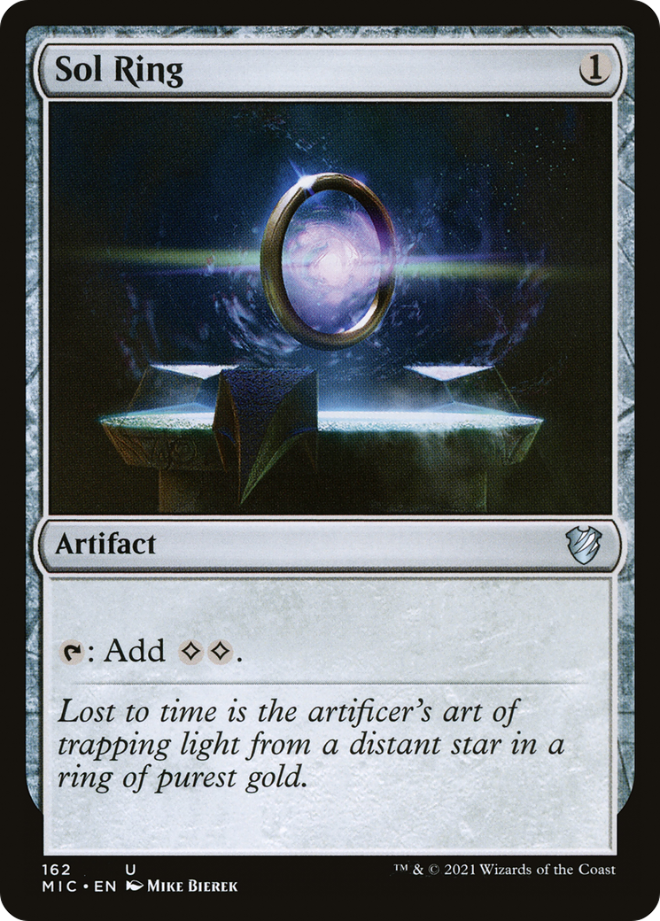 Sol Ring (MIC-162) - Midnight Hunt Commander - Premium MTG Single from Wizards of the Coast - Just $0.33! Shop now at Game Crave Tournament Store