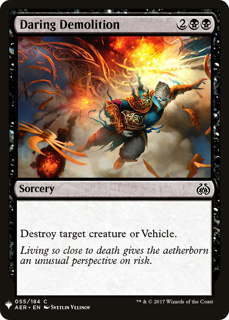 Daring Demolition (MB1-608) - Mystery Booster