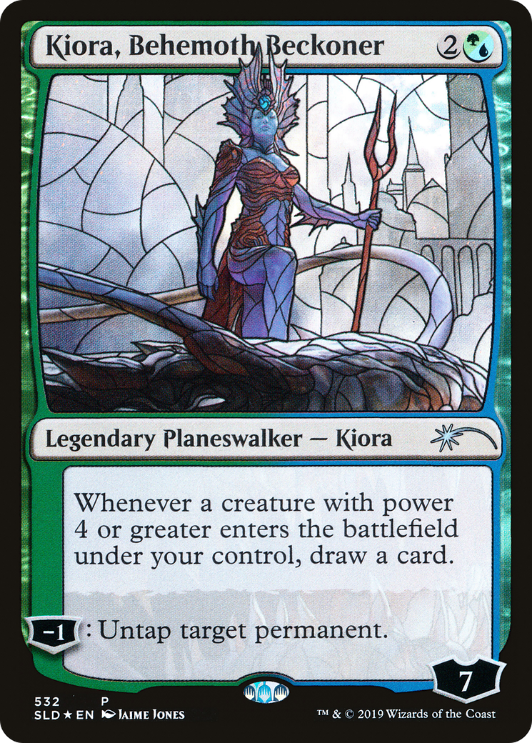 Kiora, Behemoth Beckoner (SLD-532) - Secret Lair Drop Foil - Premium MTG Single from Wizards of the Coast - Just $4.02! Shop now at Game Crave Tournament Store