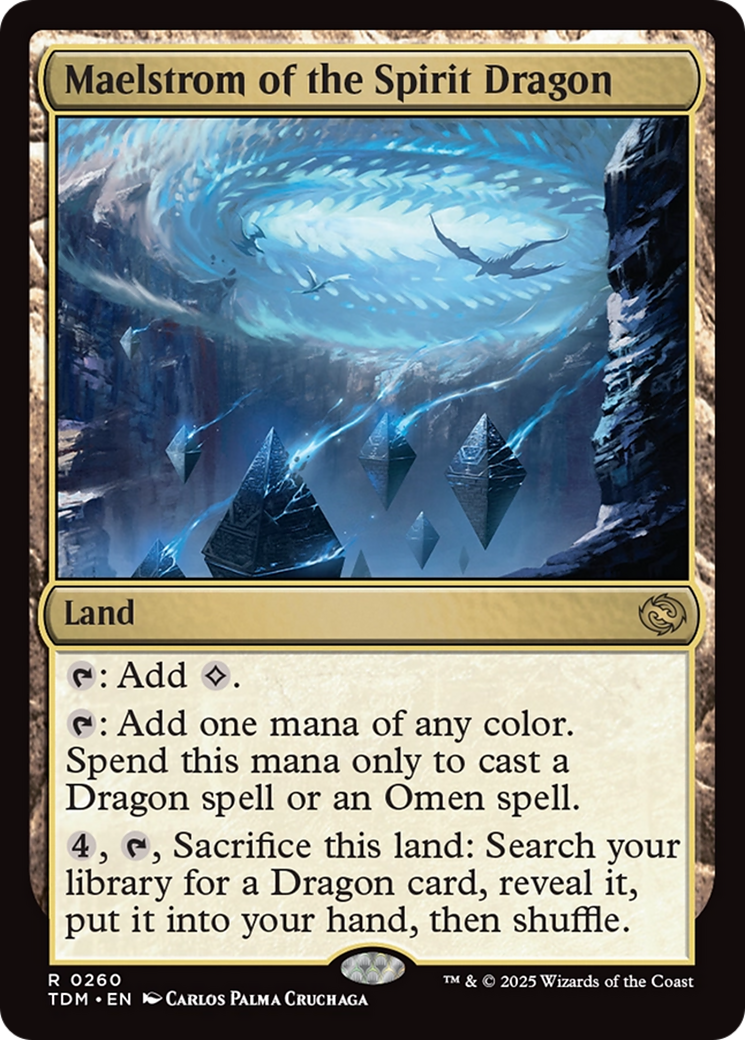 Maelstrom of the Spirit Dragon (TDM-260) - Tarkir: Dragonstorm - Premium MTG Single from Wizards of the Coast - Just $0.18! Shop now at Game Crave Tournament Store