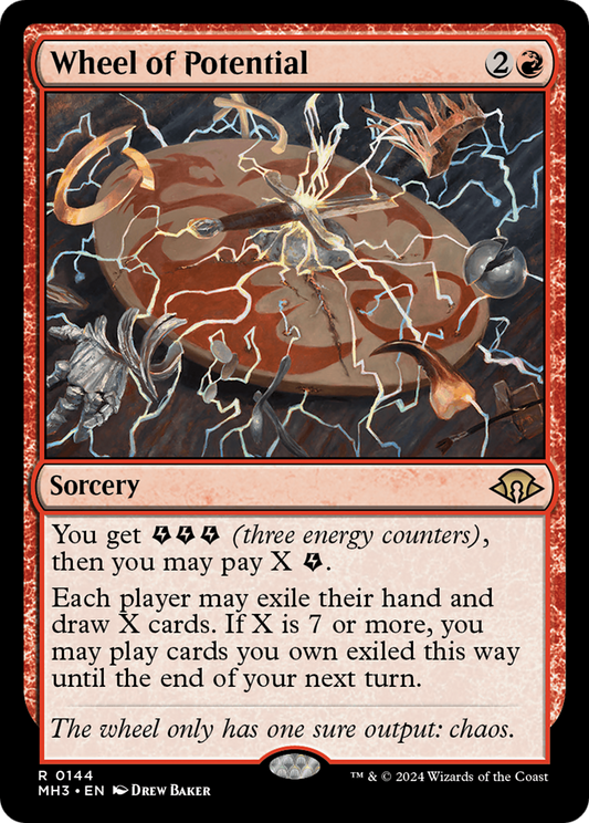 Wheel of Potential (MH3-144) - Modern Horizons 3 - Premium MTG Single from Wizards of the Coast - Just $0.25! Shop now at Game Crave Tournament Store
