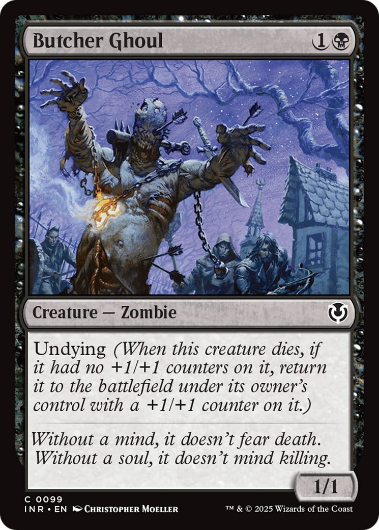 Butcher Ghoul (-099) - Innistrad Remastered Foil - Premium MTG Single from Wizards of the Coast - Just $0.25! Shop now at Game Crave Tournament Store